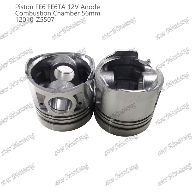 FE6 FE6TA Motor zuiger12V Kamer Grootte 56mm 2.5x2x4mm 12010-Z5507 Voor Nissan motor onderdelen
