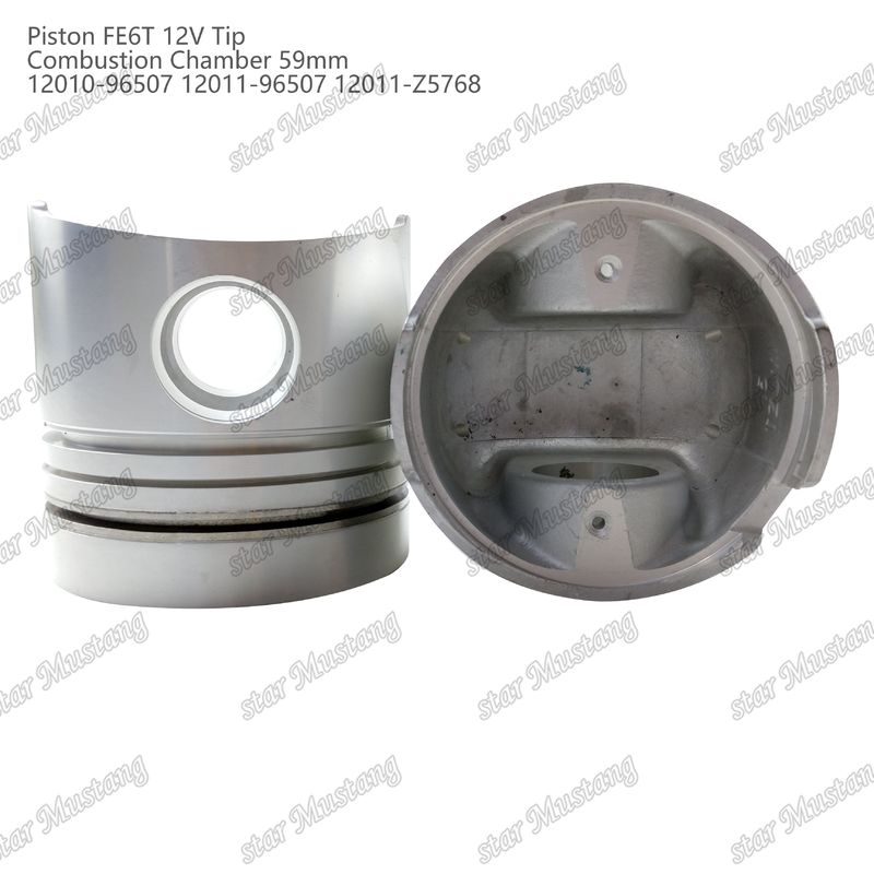 FE6T Motor zuiger 12V Kamer Grootte 59mm 3x2x4mm 12010-96507 12011-96507 12011-Z5768 Voor Nissan motor onderdelen