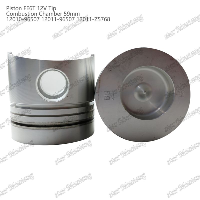 FE6T Motor zuiger 12V Kamer Grootte 59mm 3x2x4mm 12010-96507 12011-96507 12011-Z5768 Voor Nissan motor onderdelen