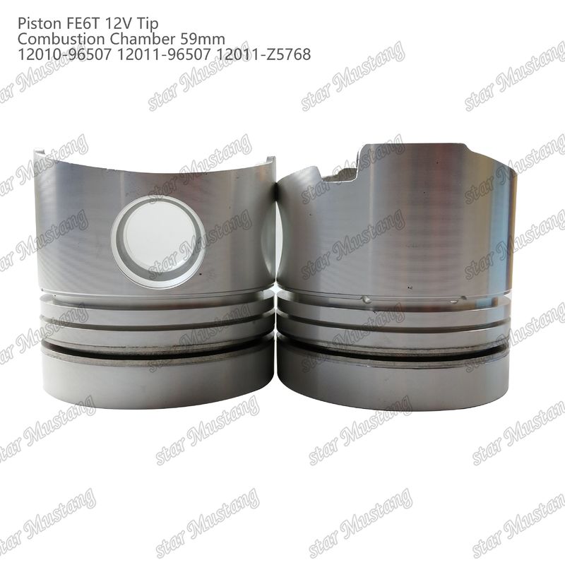 FE6T Motor zuiger 12V Kamer Grootte 59mm 3x2x4mm 12010-96507 12011-96507 12011-Z5768 Voor Nissan motor onderdelen