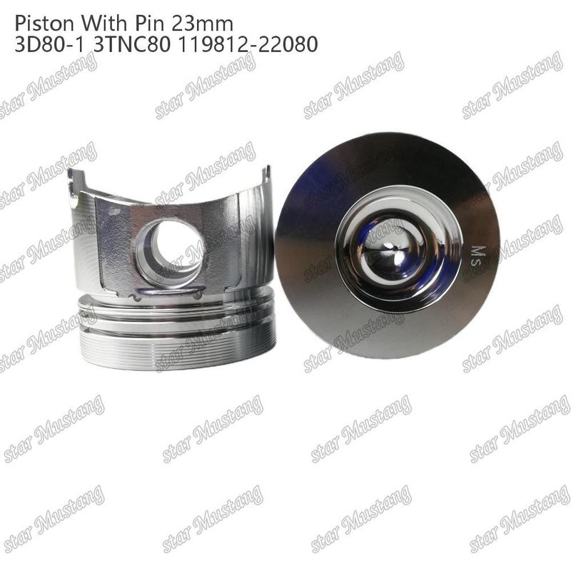 Kolven 3D80-1 3TNC80 PIN SIZE 23mm 119812-22080 Voor Yanmar Diesel motor reparatieonderdelen