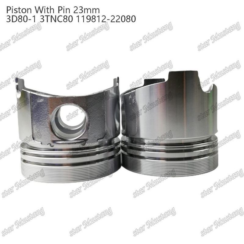 Kolven 3D80-1 3TNC80 PIN SIZE 23mm 119812-22080 Voor Yanmar Diesel motor reparatieonderdelen