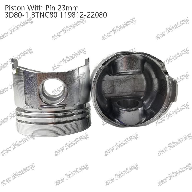 Kolven 3D80-1 3TNC80 PIN SIZE 23mm 119812-22080 Voor Yanmar Diesel motor reparatieonderdelen