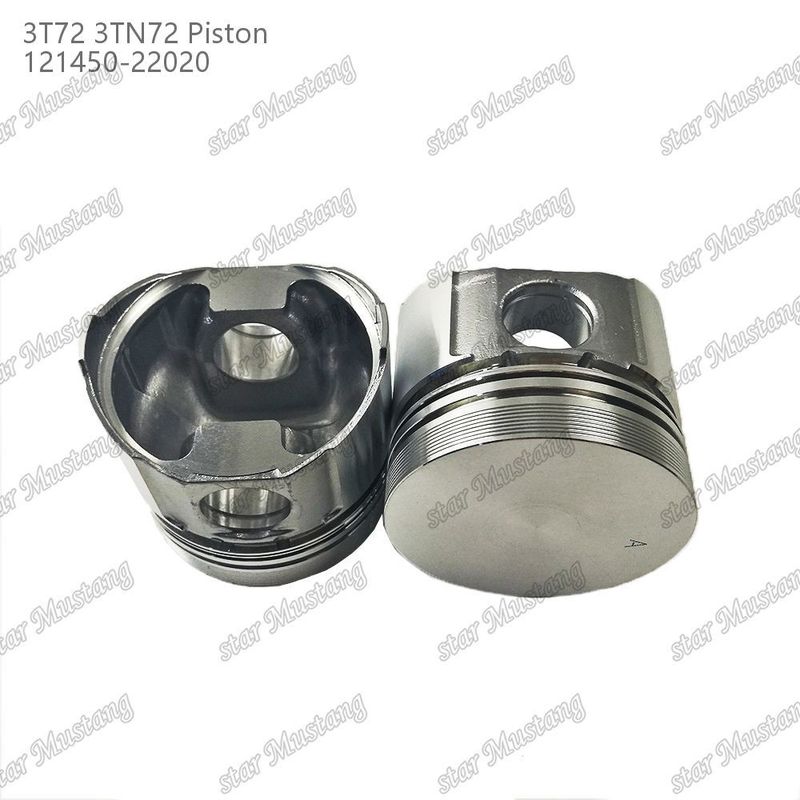 Kolven 3TN72 3T72 Platte bodem 65.5 mm Hoogte 121450-22020 Voor Yanmar Diesel motor reparatieonderdelen