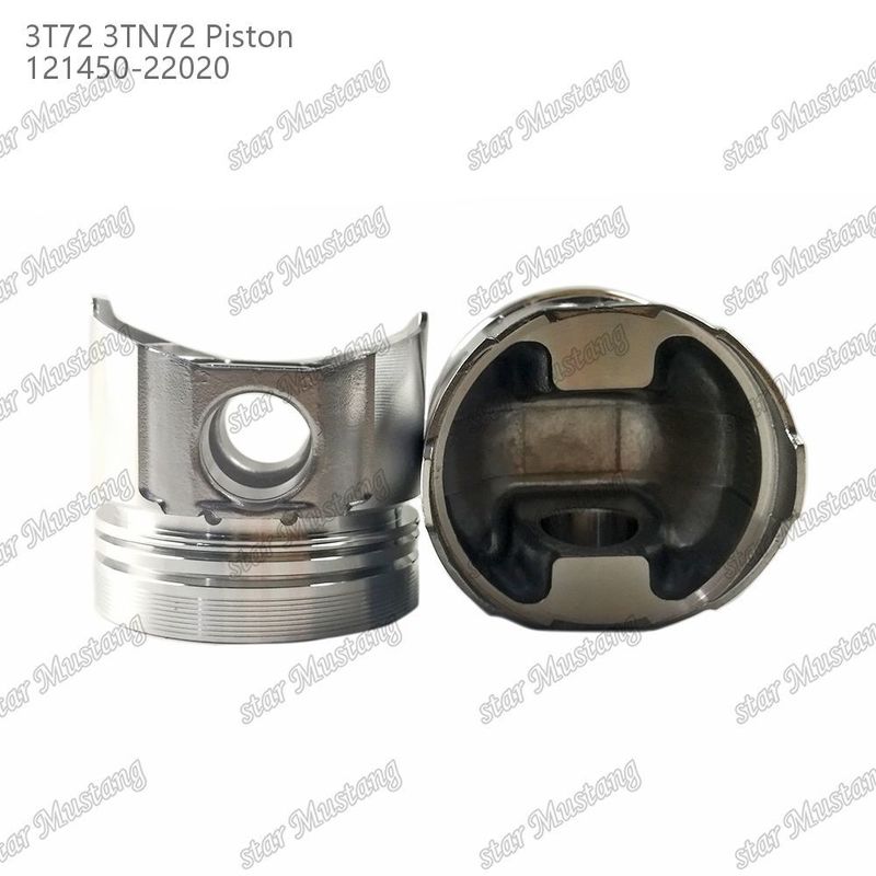 Kolven 3TN72 3T72 Platte bodem 65.5 mm Hoogte 121450-22020 Voor Yanmar Diesel motor reparatieonderdelen
