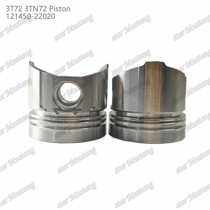 Kolven 3TN72 3T72 Platte bodem 65.5 mm Hoogte 121450-22020 Voor Yanmar Diesel motor reparatieonderdelen