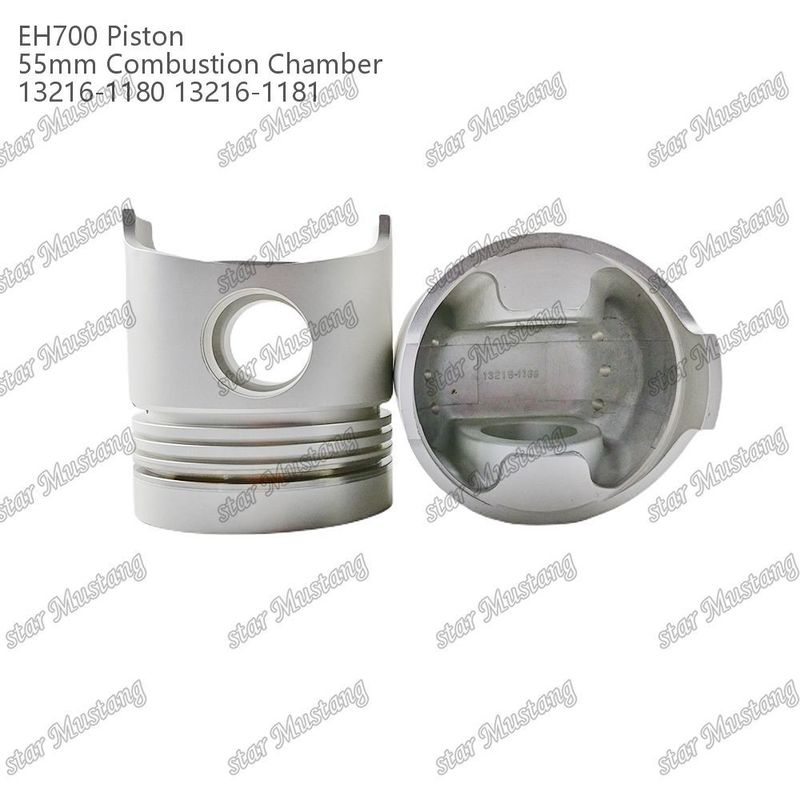 Kolven EH700 55 mm verbrandingskamer 13216-1181 13216-1180 Voor reparatieonderdelen van Hino dieselmotoren