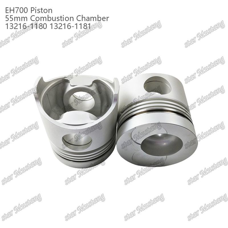 Kolven EH700 55 mm verbrandingskamer 13216-1181 13216-1180 Voor reparatieonderdelen van Hino dieselmotoren