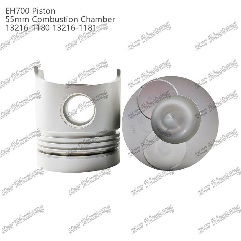 Kolven EH700 55 mm verbrandingskamer 13216-1181 13216-1180 Voor reparatieonderdelen van Hino dieselmotoren