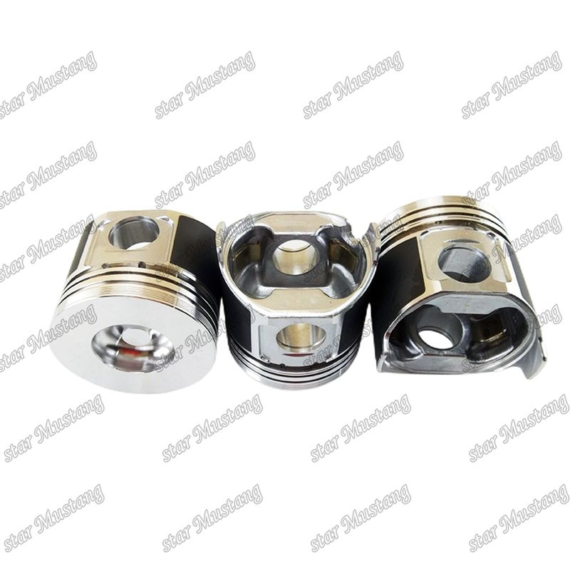 Kolven S4D84E-5 4TNV84 Hoogte 84mm Verbrandingskamer Grootte 41.3mm 129508-22080 Voor Yanmar Dieselmotor Reparatieonderdelen