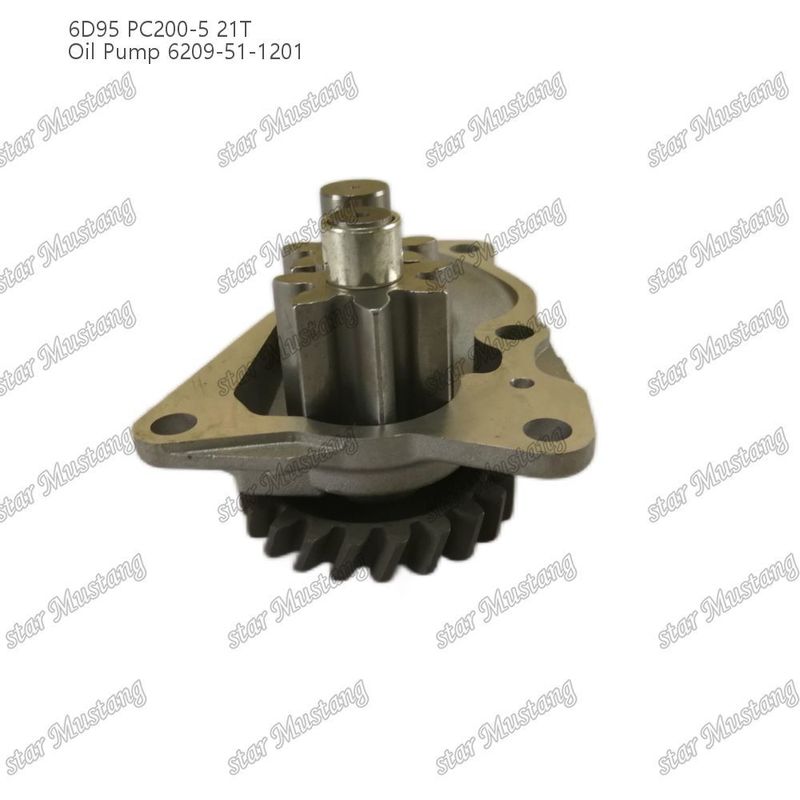 Oliepomp 6D95 PC200-5 21T 6209-51-1201 Voor Kumatsu motoren