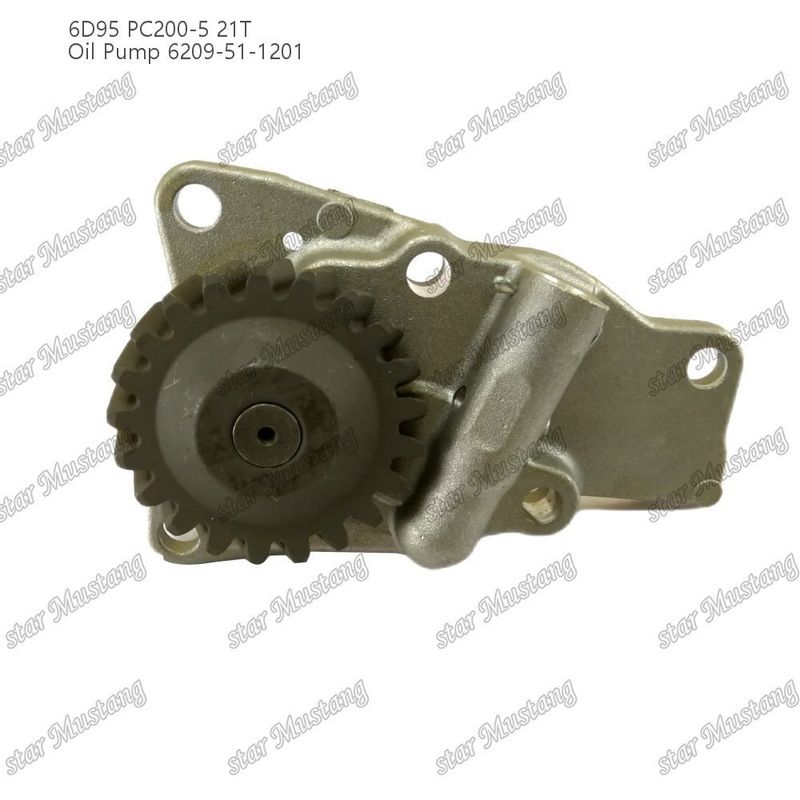 Oliepomp 6D95 PC200-5 21T 6209-51-1201 Voor Kumatsu motoren
