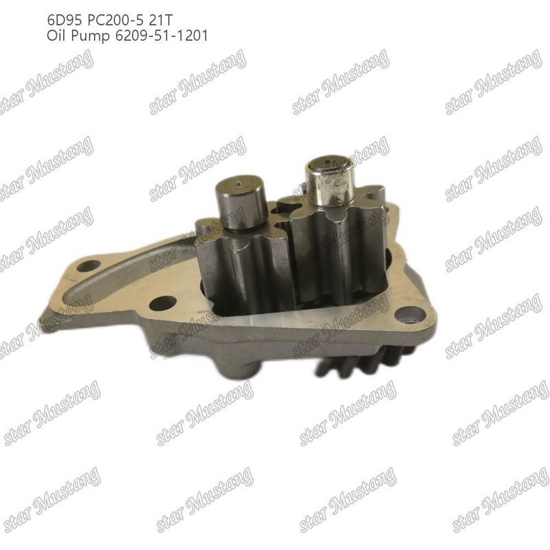 Oliepomp 6D95 PC200-5 21T 6209-51-1201 Voor Kumatsu motoren