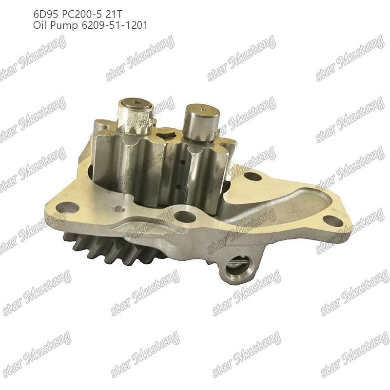 Oliepomp 6D95 PC200-5 21T 6209-51-1201 Voor Kumatsu motoren
