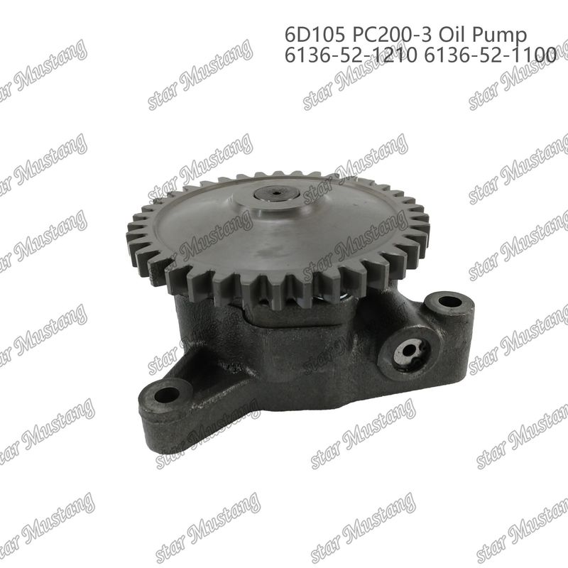 Oliepomp 6D105 PC200-3 6136-52-1210 6136-52-1100 Voor Kumatsu motoren