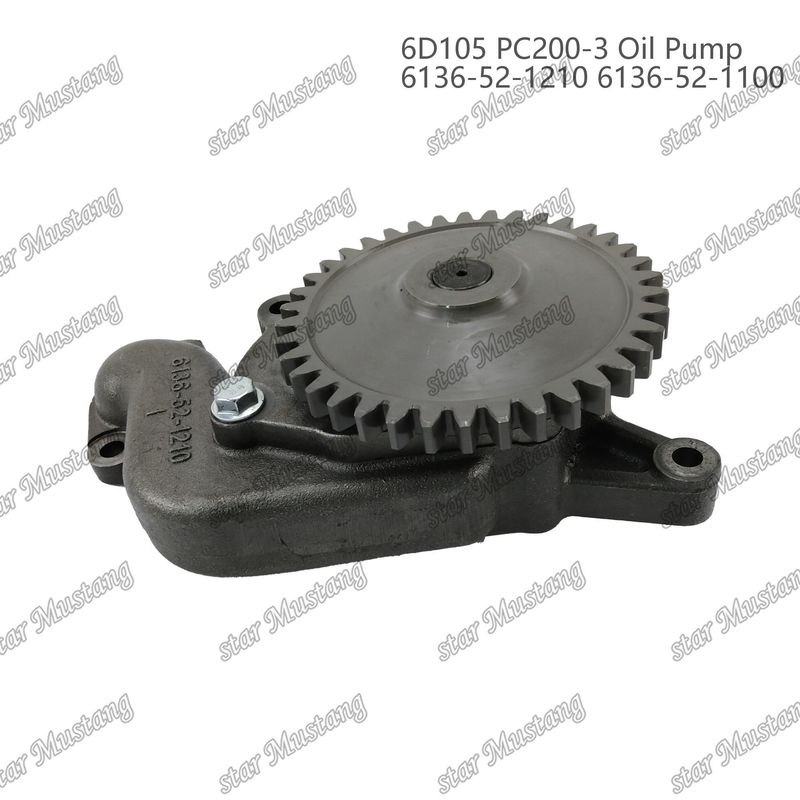 Oliepomp 6D105 PC200-3 6136-52-1210 6136-52-1100 Voor Kumatsu motoren