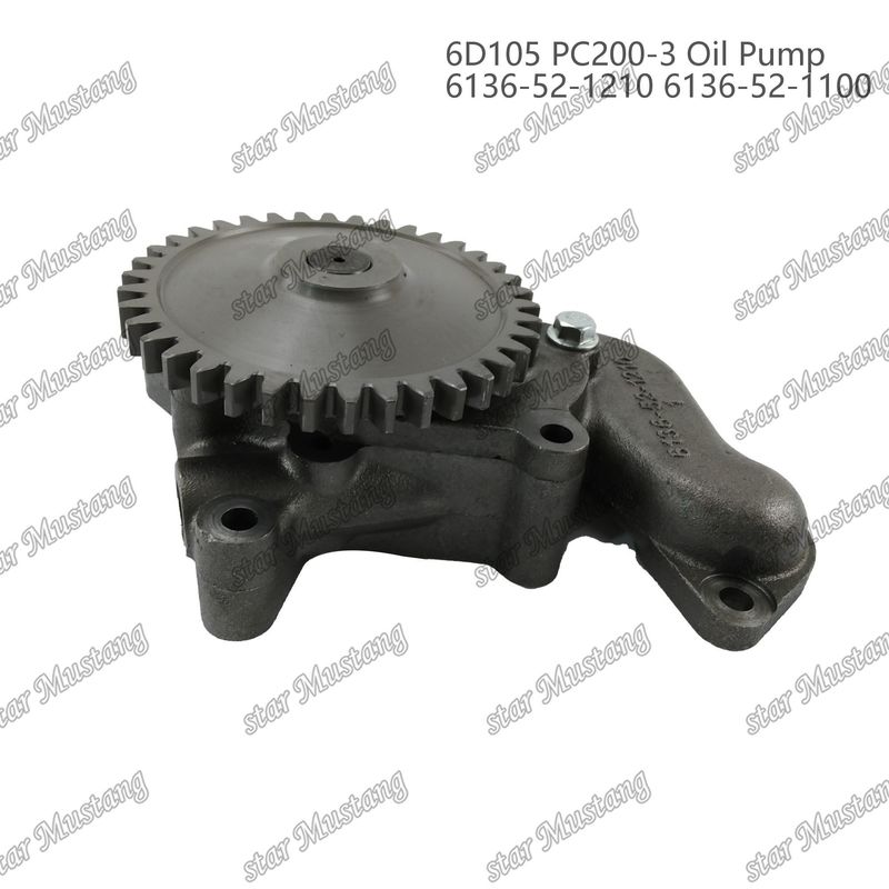 Oliepomp 6D105 PC200-3 6136-52-1210 6136-52-1100 Voor Kumatsu motoren