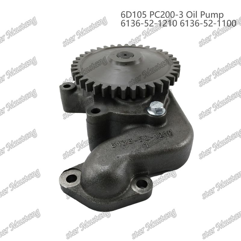 Oliepomp 6D105 PC200-3 6136-52-1210 6136-52-1100 Voor Kumatsu motoren
