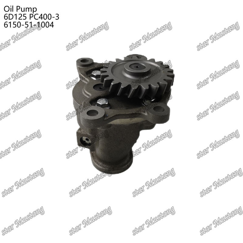 Oliepomp 6D125 PC400-3 Flat 6150-51-1004 Voor Kumatsu motor reserveonderdelen