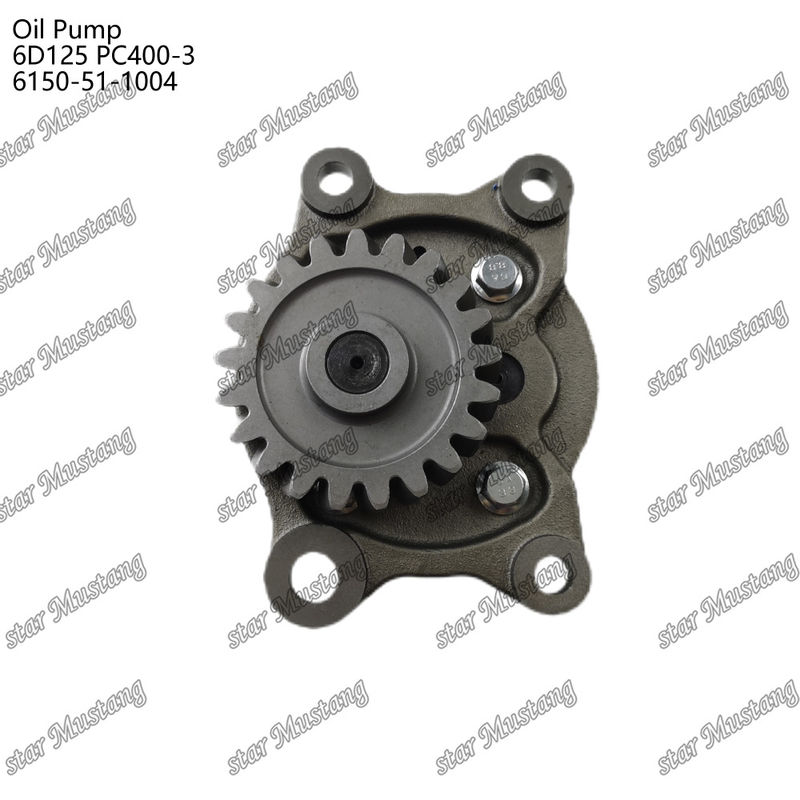 Oliepomp 6D125 PC400-3 Flat 6150-51-1004 Voor Kumatsu motor reserveonderdelen