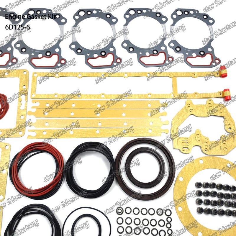 Volledige pakket 6D125-6 pakket voor reparatieonderdelen van Komatsu-dieselmotoren