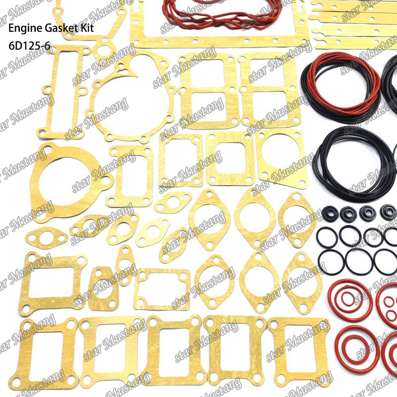 Volledige pakket 6D125-6 pakket voor reparatieonderdelen van Komatsu-dieselmotoren