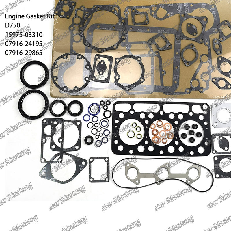 D750 Volledige pakkette set Hoofdpakket 15975-03310 Boven 07916-24195 Onder 07916-29865 Geschikt voor Kubota