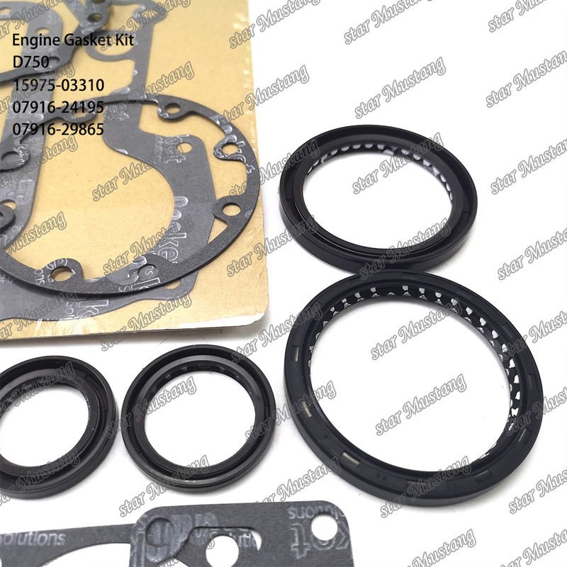 D750 Volledige pakkette set Hoofdpakket 15975-03310 Boven 07916-24195 Onder 07916-29865 Geschikt voor Kubota