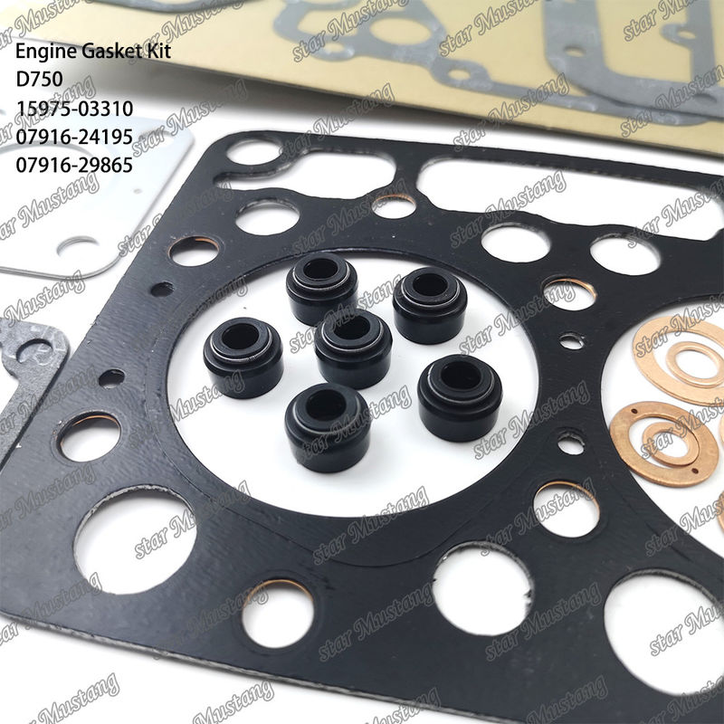 D750 Volledige pakkette set Hoofdpakket 15975-03310 Boven 07916-24195 Onder 07916-29865 Geschikt voor Kubota