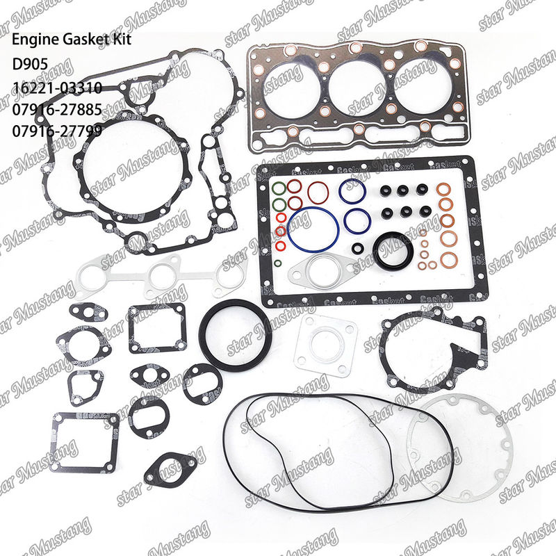 D905 Volledige pakketten set Hoofdpakket 16221-03310 Boven 07916-27885 Onder 07916-27799 Geschikt voor Kubota