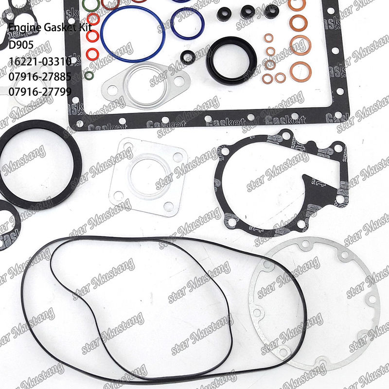 D905 Volledige pakketten set Hoofdpakket 16221-03310 Boven 07916-27885 Onder 07916-27799 Geschikt voor Kubota
