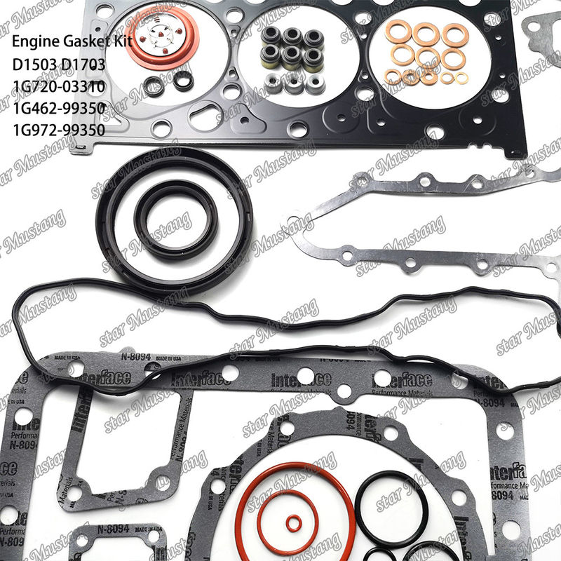 D1503 D1703 Volledig pakket metalen 1G720-03310 1G462-99350 1G972-99350 Geschikt voor Kubota