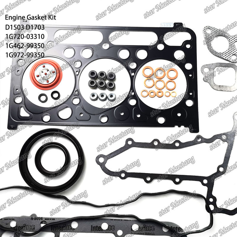 D1503 D1703 Volledig pakket metalen 1G720-03310 1G462-99350 1G972-99350 Geschikt voor Kubota