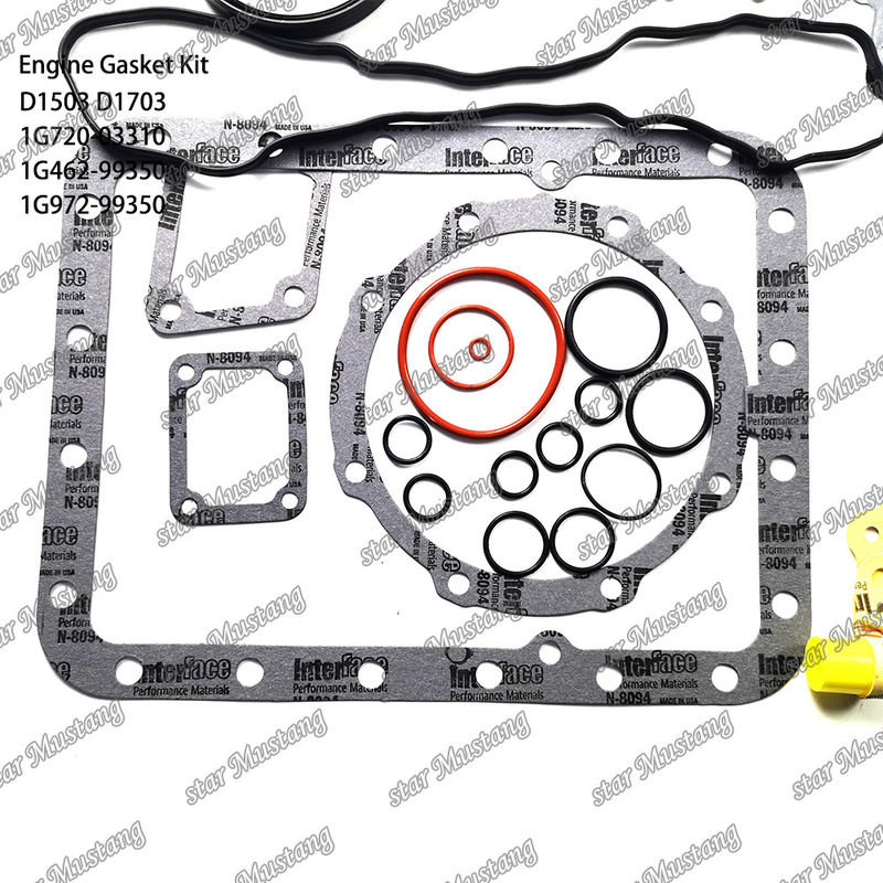 D1503 D1703 Volledig pakket metalen 1G720-03310 1G462-99350 1G972-99350 Geschikt voor Kubota