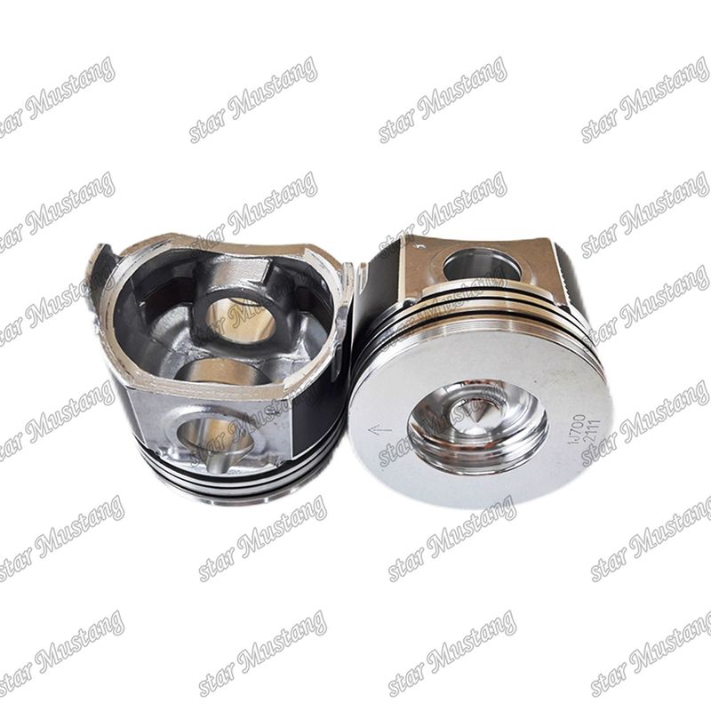 Kolven V2607 CR Verbrandingskamer 45,5 mm 1J700-21110 Voor Kubota motoren