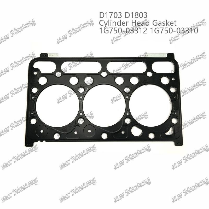 D1703 D1803 Gaskets met cilinderkop 1.20mm 1G750-03312 1G750-03310 Geschikt voor Kubota-motoren