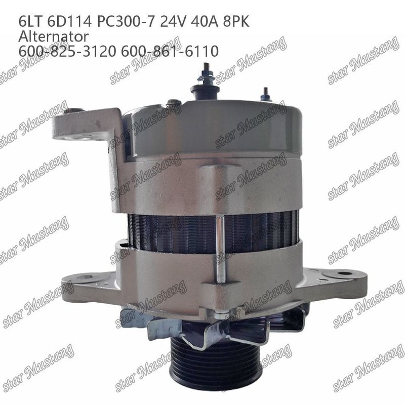 Dynamo 6LT 6D114 PC300-7 24V 40A 8PK 600-825-3120 600-861-6110