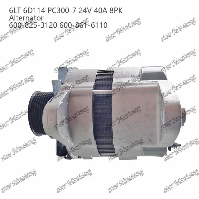 Dynamo 6LT 6D114 PC300-7 24V 40A 8PK 600-825-3120 600-861-6110