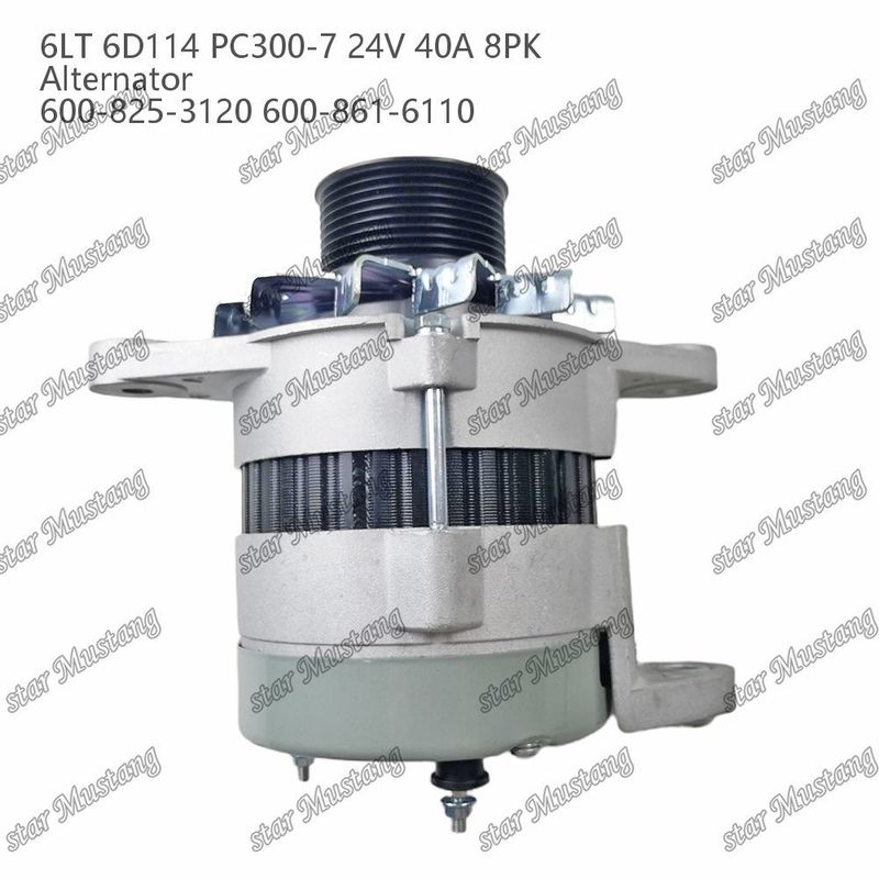Dynamo 6LT 6D114 PC300-7 24V 40A 8PK 600-825-3120 600-861-6110