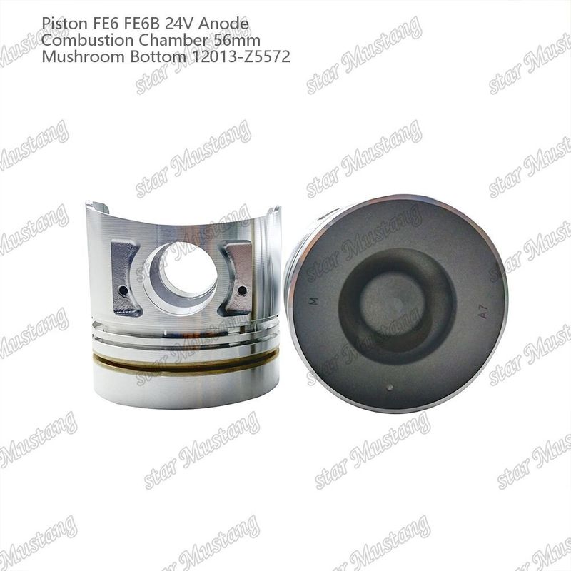 Kolven FE6 FE6B 24V Verbrandingskamer 56mm Champignon bodem anode 12013-Z5572 Voor Nissan motor onderdelen
