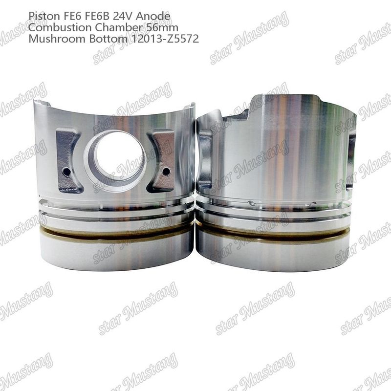 Kolven FE6 FE6B 24V Verbrandingskamer 56mm Champignon bodem anode 12013-Z5572 Voor Nissan motor onderdelen