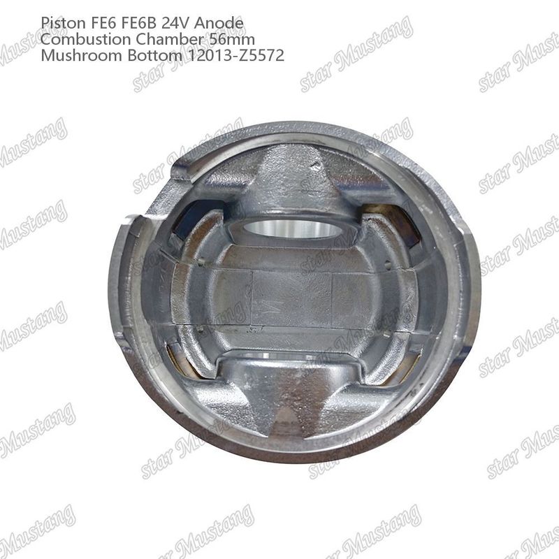 Kolven FE6 FE6B 24V Verbrandingskamer 56mm Champignon bodem anode 12013-Z5572 Voor Nissan motor onderdelen