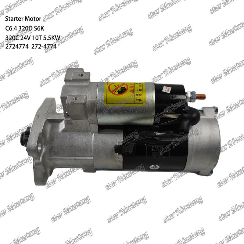 Motorstartermotor C6.4 320D S6K 320C 24V 10T 5.5KW 2724774 272-4774 Voor Caterpillar motor reserveonderdelen