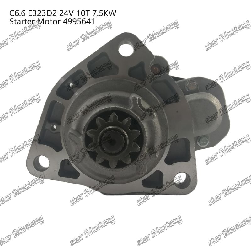 Motorstartermotor C6.6 E323D2 24V 10T 7.5KW 4995641 Voor Caterpillar motor reserveonderdelen