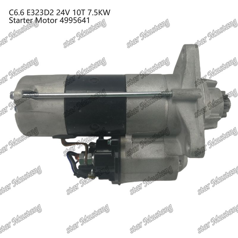 Motorstartermotor C6.6 E323D2 24V 10T 7.5KW 4995641 Voor Caterpillar motor reserveonderdelen