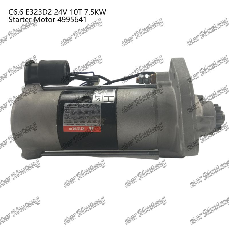 Motorstartermotor C6.6 E323D2 24V 10T 7.5KW 4995641 Voor Caterpillar motor reserveonderdelen