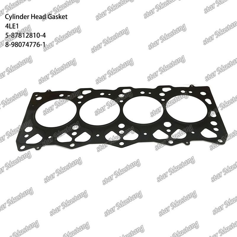Geplakte cilinderkop 4LE1 Metalen 5-87812810-4 8-98074776-1 Voor ISUZU motoren