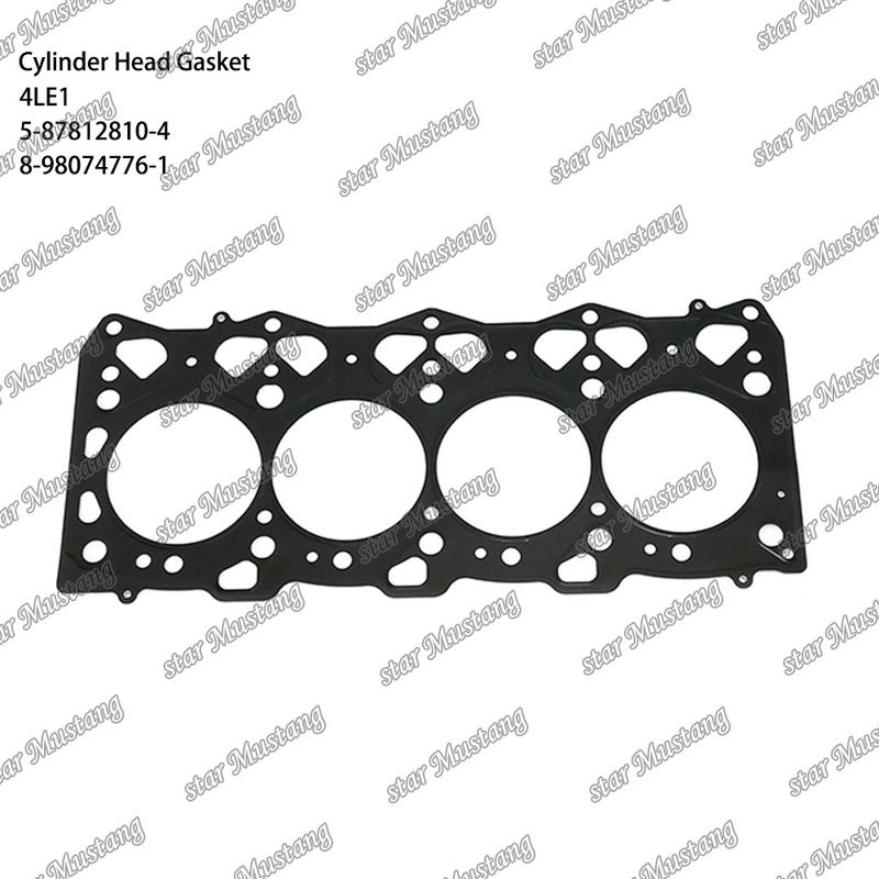 Geplakte cilinderkop 4LE1 Metalen 5-87812810-4 8-98074776-1 Voor ISUZU motoren