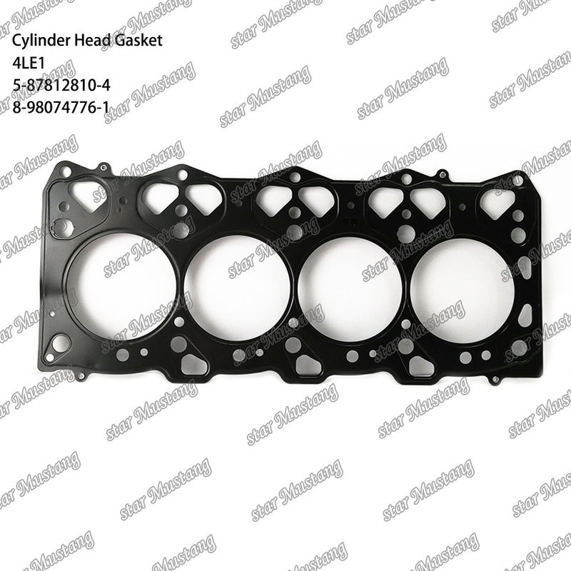 Geplakte cilinderkop 4LE1 Metalen 5-87812810-4 8-98074776-1 Voor ISUZU motoren