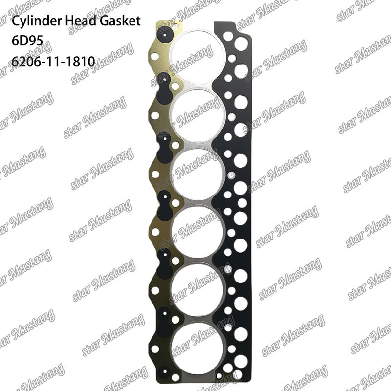 Gaskets 6D95 Metalen 6206-11-1810 Voor KUMATSU motoren